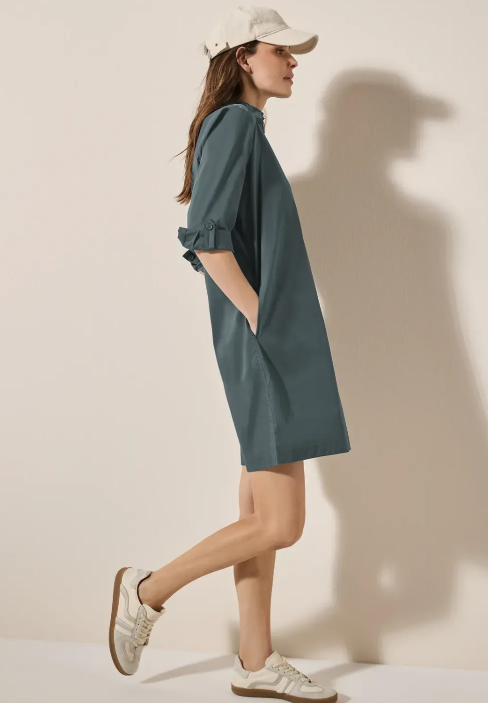 Jurk in effen kleur