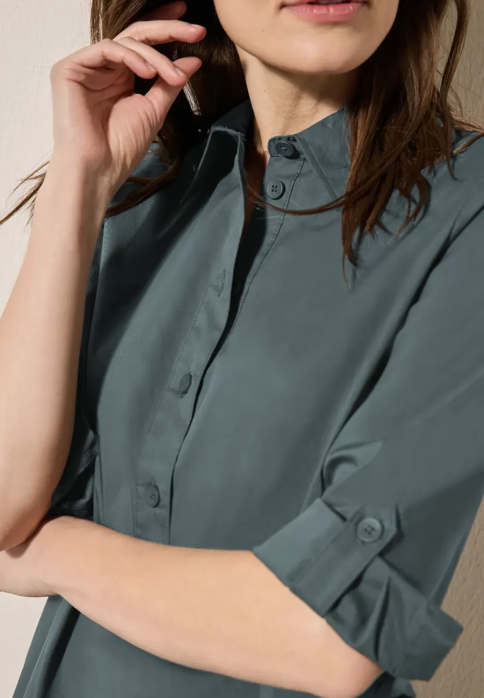 Jurk in effen kleur