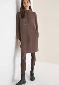 Jurk in effen kleur