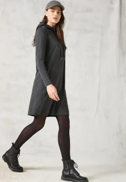 Jurk in krijtstreep-look