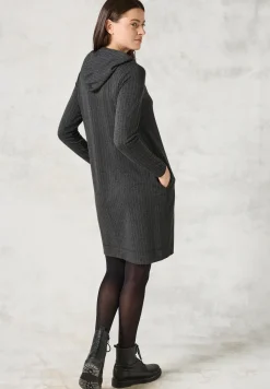 Jurk in krijtstreep-look