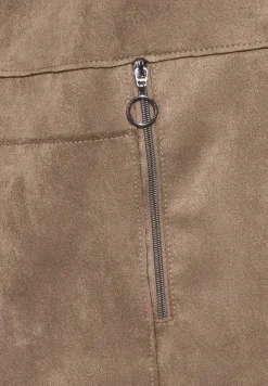 Jurk in velourslook