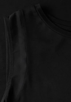 Jurk met chiffon detail