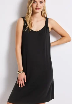 Jurk met knoopdetail