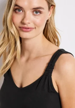 Jurk met knoopdetail