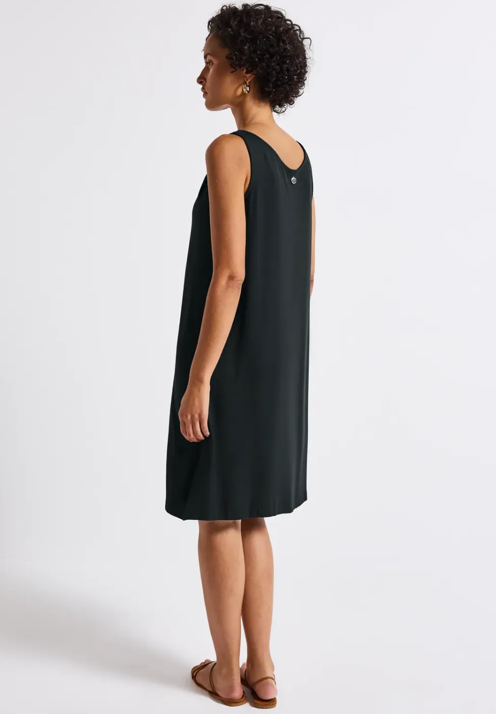 Jurk met knoopdetail