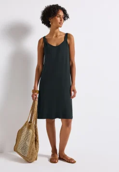 Jurk met knoopdetail
