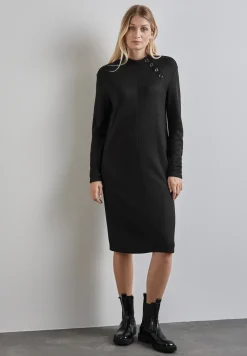Jurk met knoopdetail