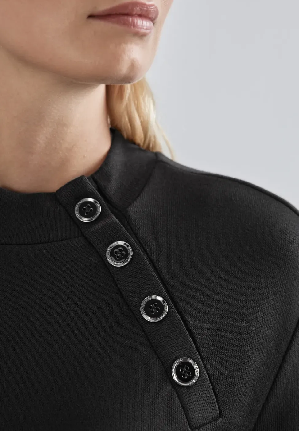 Jurk met knoopdetail