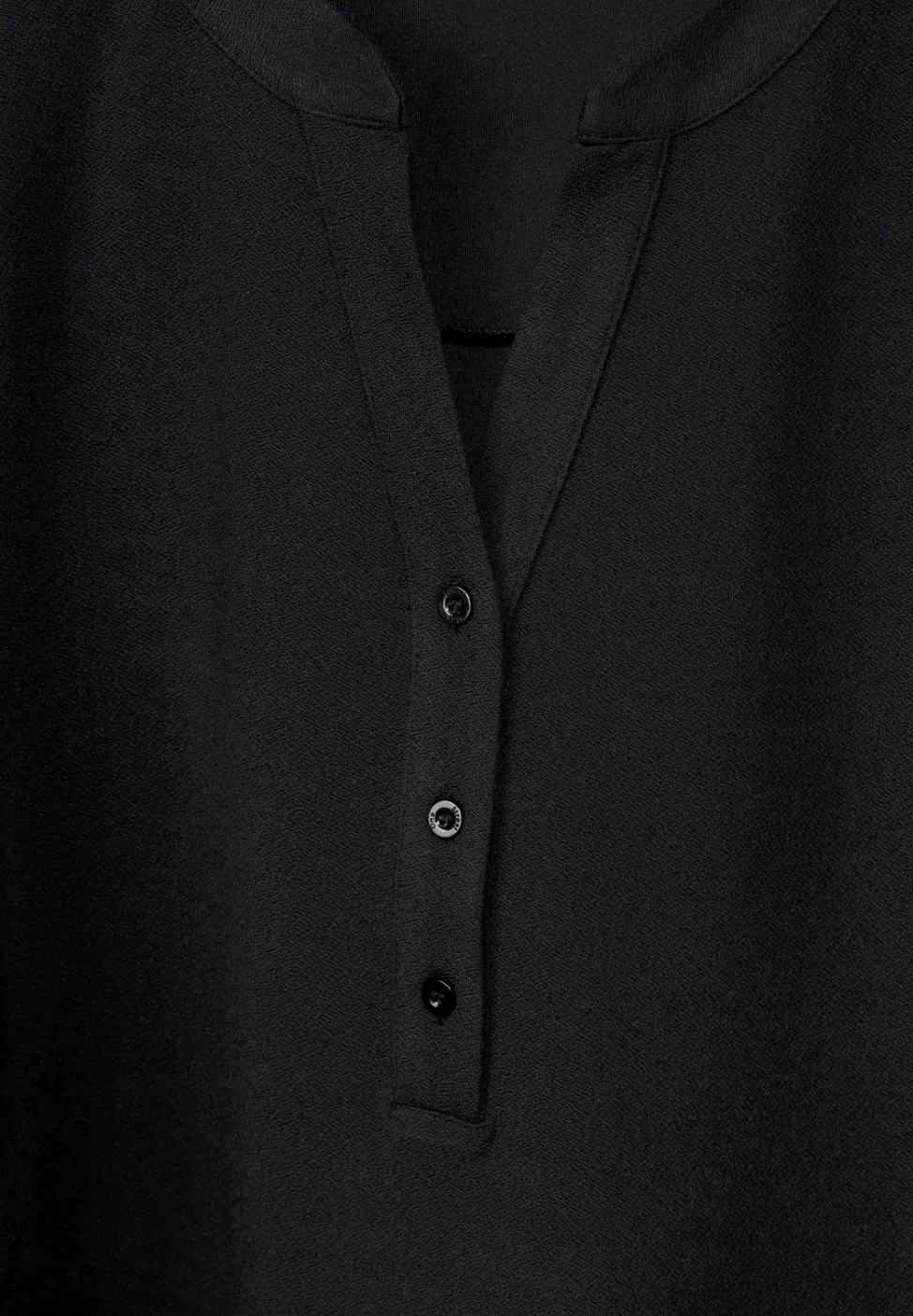 Jurk met lange mouwen in effen kleur