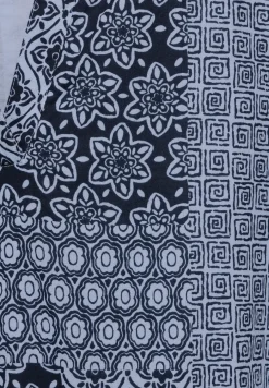 Jurk met patchworkprint