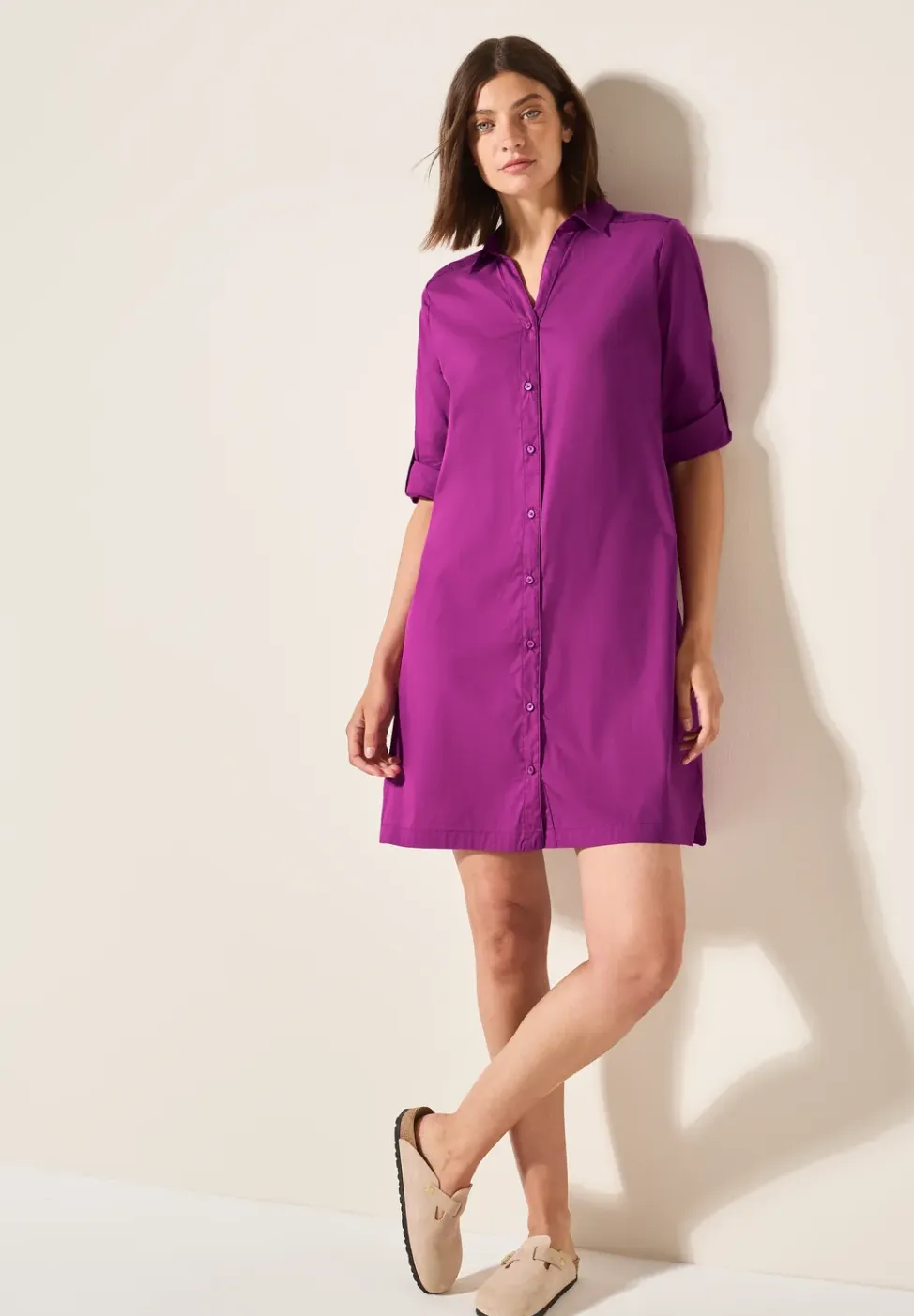 Jurk met smokdetail