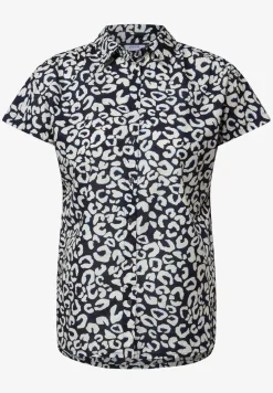 Katoenen blouse met patroon