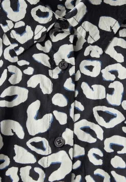 Katoenen blouse met patroon