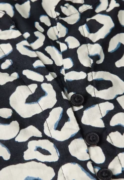 Katoenen blouse met patroon