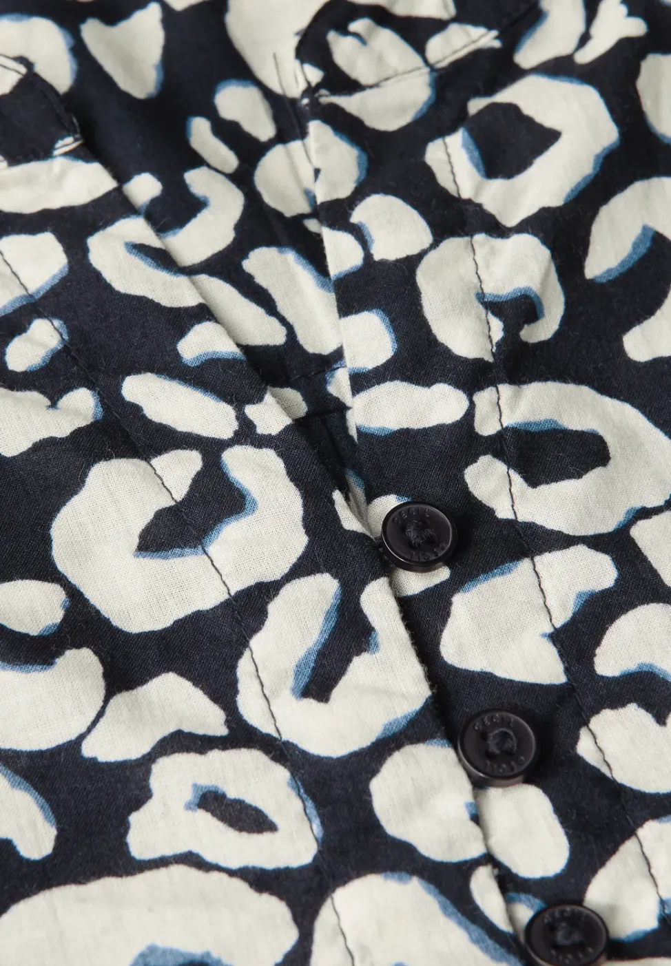 Katoenen blouse met patroon