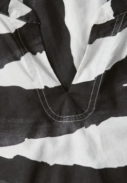 Katoenen blouse met patroon