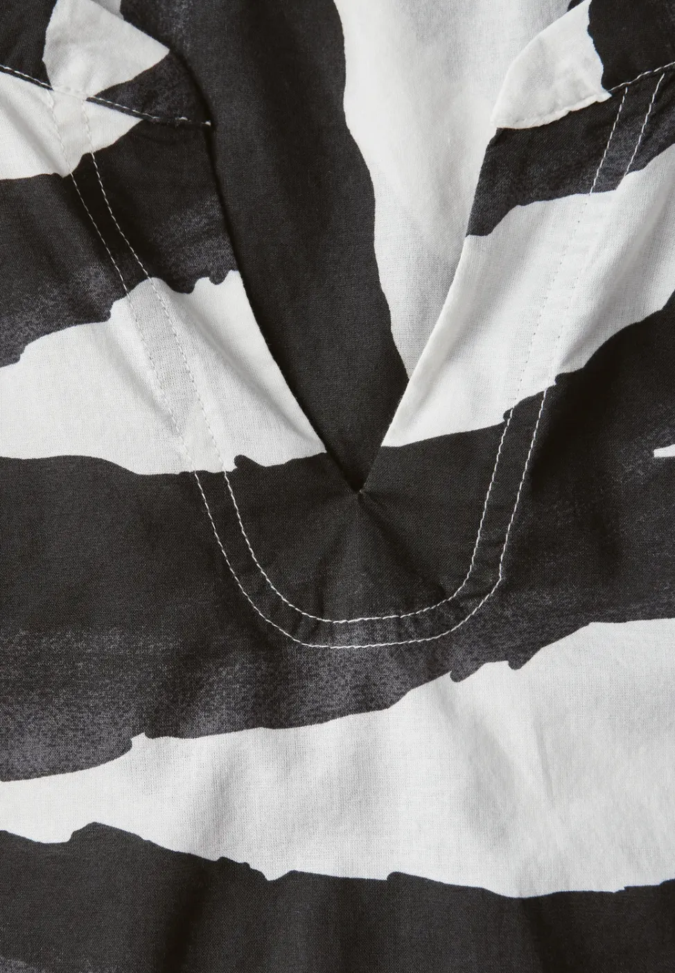 Katoenen blouse met patroon