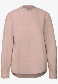 Katoenen blouse met ruches