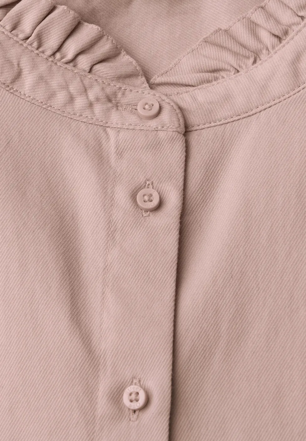 Katoenen blouse met ruches