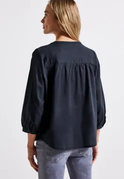 Katoenen blouse met details