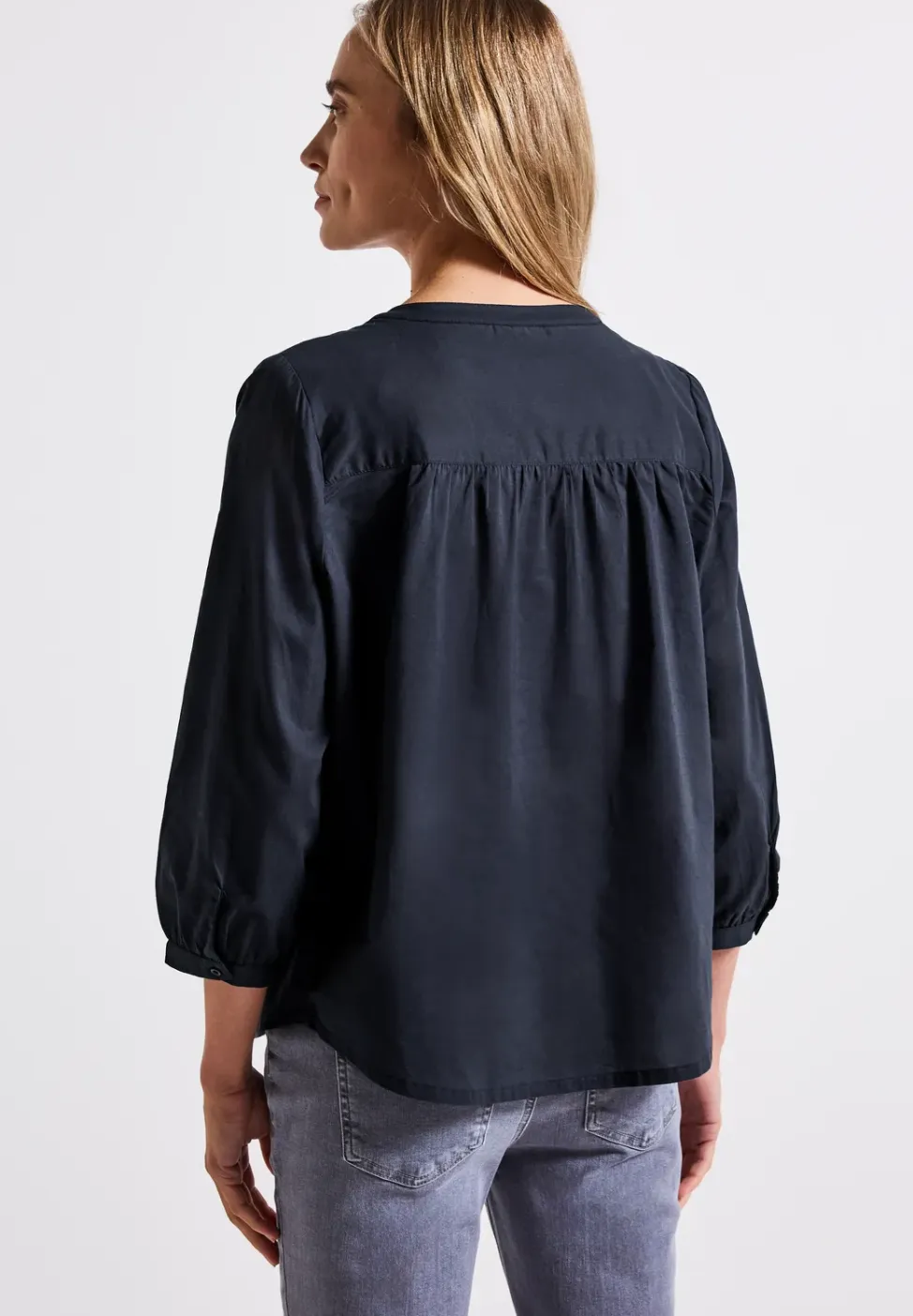 Katoenen blouse met details