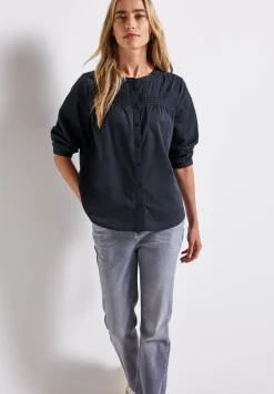 Katoenen blouse met details