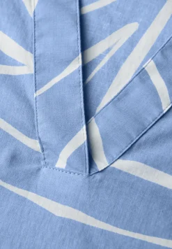 Katoenen blouse met patroon