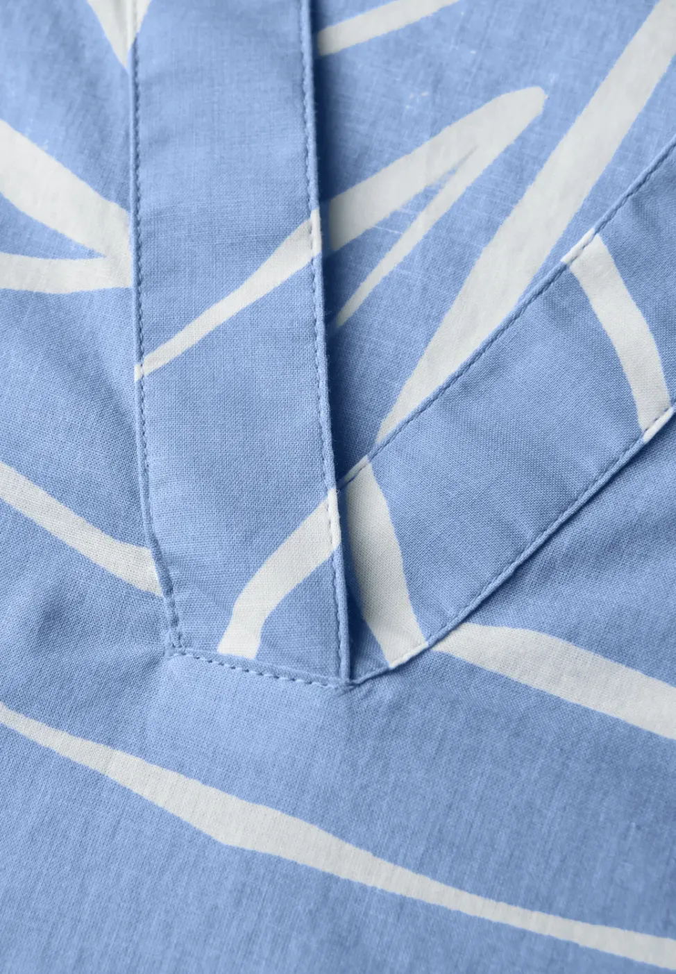 Katoenen blouse met patroon
