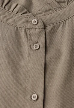 Katoenen blouse met ruches