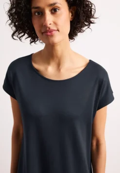 Knielange jersey jurk