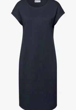 Knielange jersey jurk