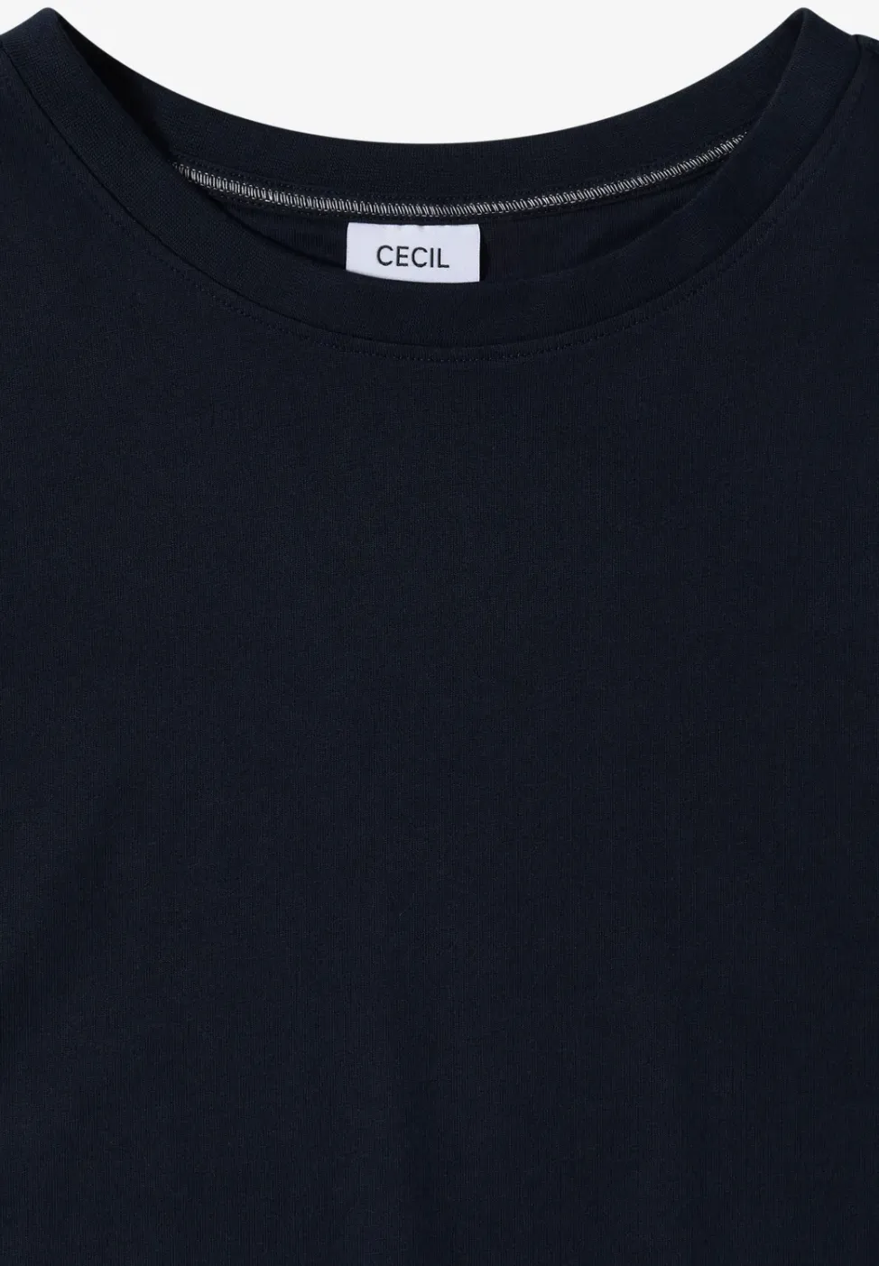 Knielange jersey jurk