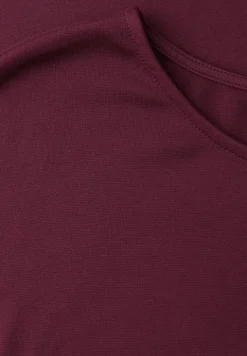Knielange jersey jurk