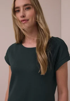 Knielange jersey jurk