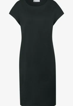 Knielange jersey jurk