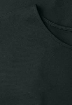 Knielange jersey jurk