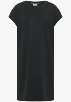 Knielange jersey jurk