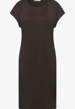 Knielange jersey jurk