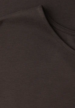Knielange jersey jurk