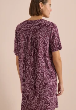 Knielange jurk met paisleypatroon