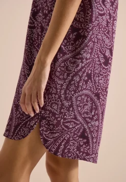 Knielange jurk met paisleypatroon