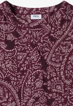Knielange jurk met paisleypatroon