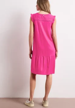 Knielange jurk met Shiffley-details