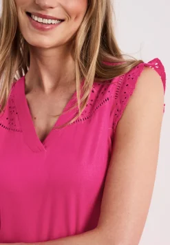 Knielange jurk met Shiffley-details