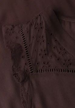 Knielange jurk met Shiffley-details