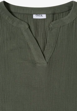 Knielange jurk van mousseline