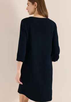 Knielange jurk van mousseline