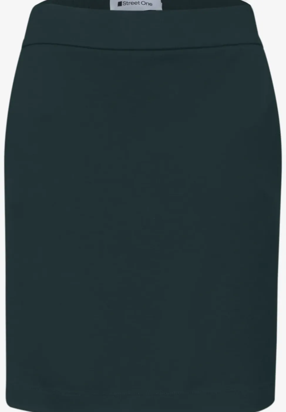 Knielange rok met paperbag tailleband