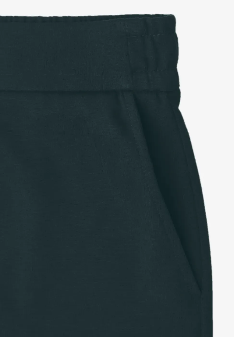 Knielange rok met paperbag tailleband